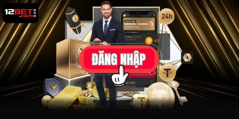 Bước 1: Điền thông tin tài khoản đăng nhập 12bet
